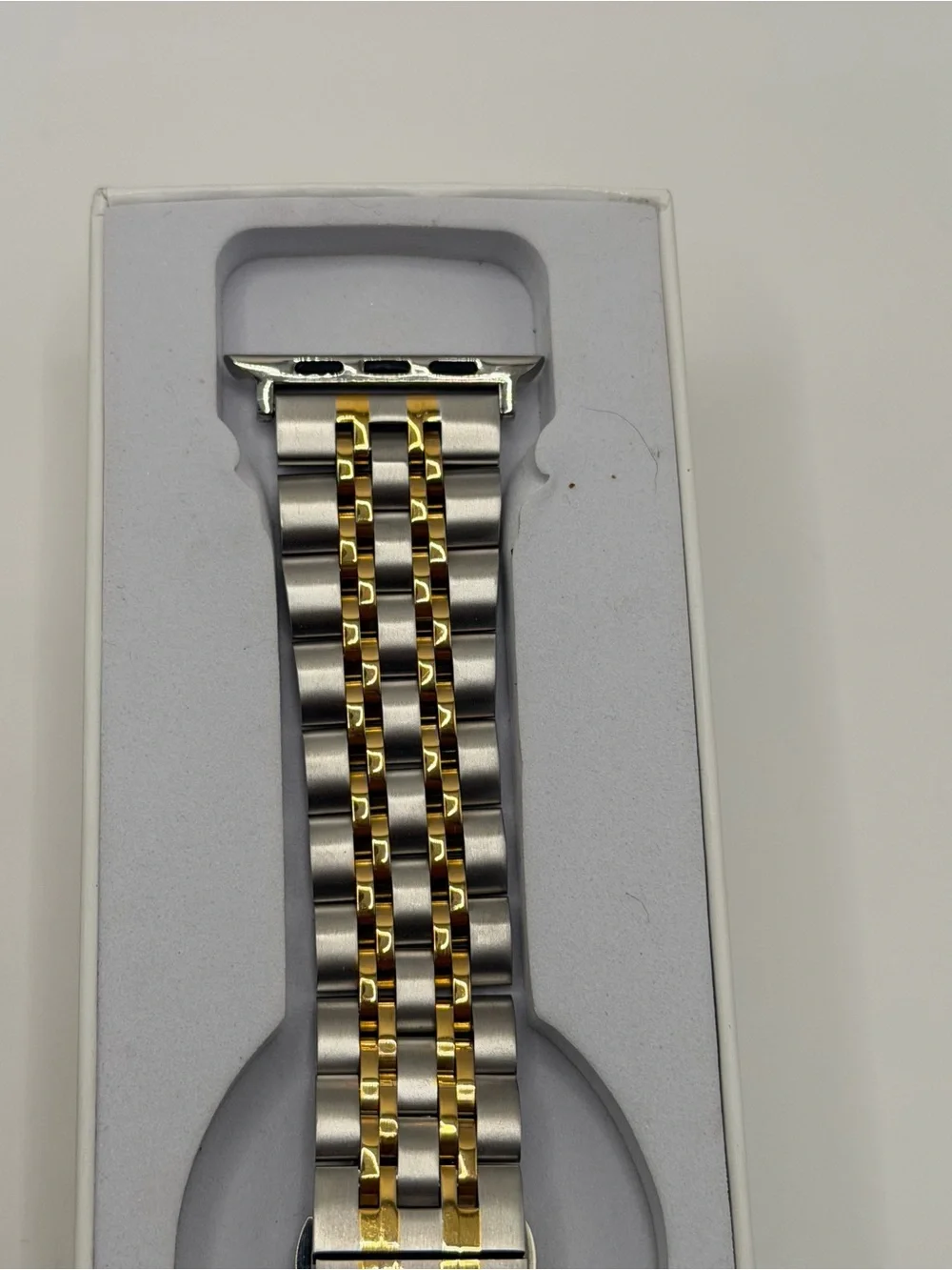 Apple Watch Stainless Steel & Gold Band,‎ 42/44/46mm, New